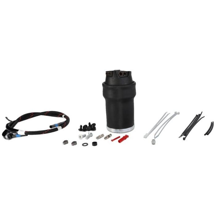 The AGCO Fendt Air Spring (F930500030010) with associated hardware, including cables, clamps, and connectors, displayed on a plain white background—compatible with select Vario models for enhanced versatility.