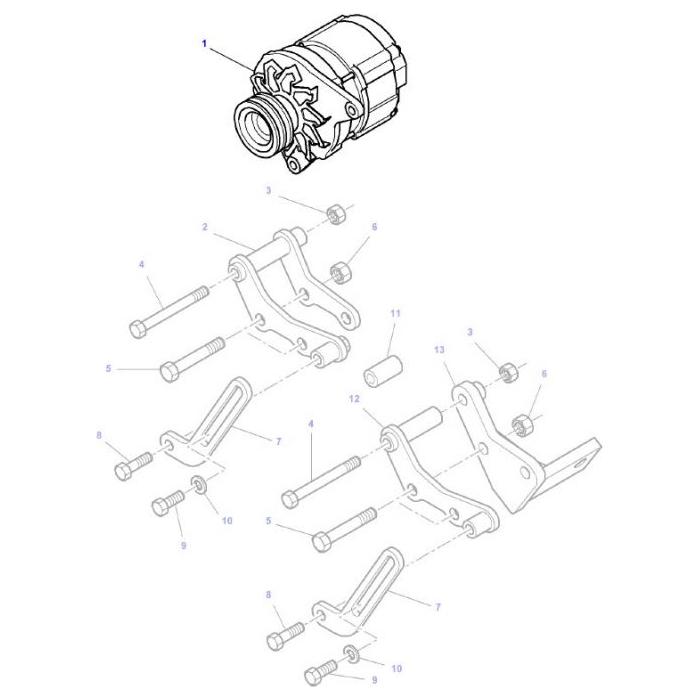 Alternator 80amp - 3821974M91 - Massey Tractor Parts