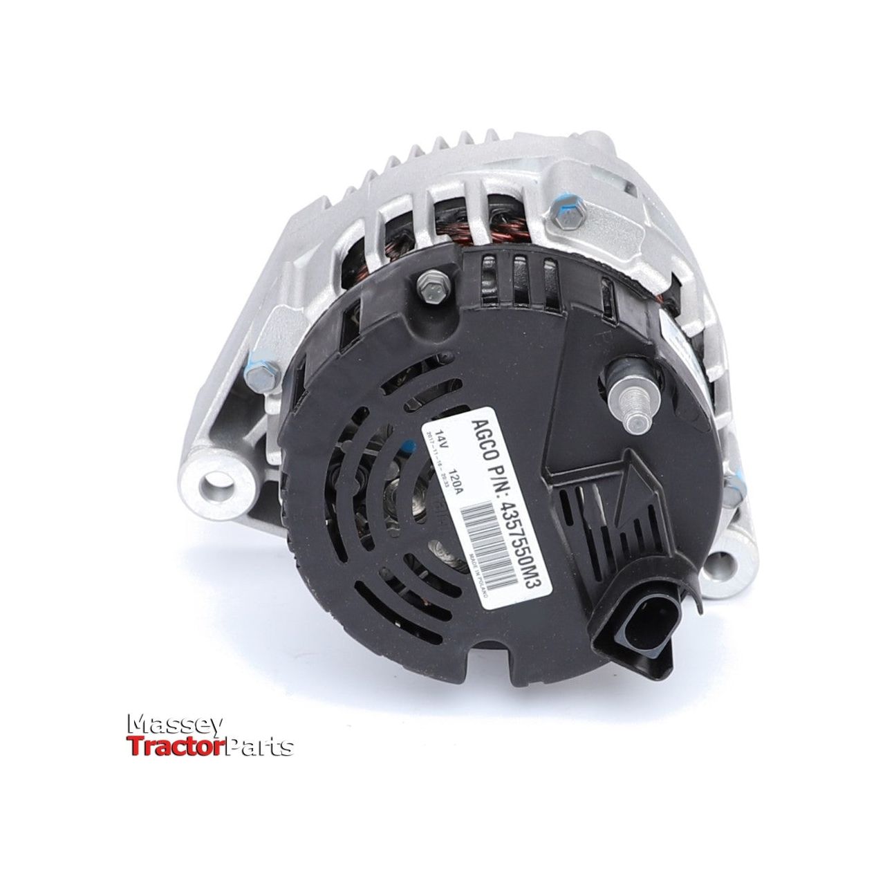 Massey Ferguson - Alternator, 120 Amp - 4357550M3 - Farming Parts