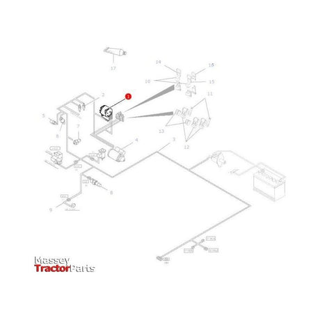 Massey Ferguson Alternator 120amp - 3907883M1 | OEM | Massey Ferguson parts | Alternators & Components-Massey Ferguson-Alternator Complete Units,Alternators & Components,Engine Electrics and Instruments,Farming Parts,Lighting & Electrical Accessories,Tractor Parts