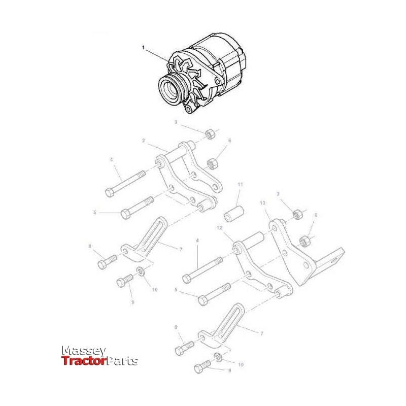 Massey Ferguson Alternator 80amp - 3821974M91 | OEM | Massey Ferguson parts | Alternators & Components-Massey Ferguson-Alternator Complete Units,Alternators & Components,Engine Electrics and Instruments,Farming Parts,Lighting & Electrical Accessories,Tractor Parts