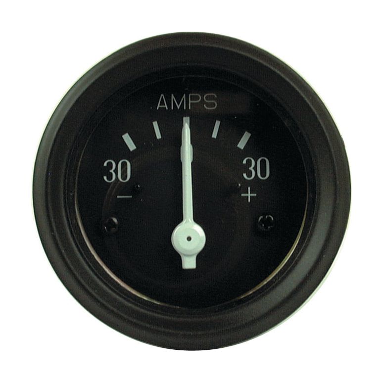 A Sparex ammeter (Sparex Part No. S.61162), marked Ford / New Holland, displaying a neutral reading at 0 amps with scales ranging from -30 to +30 amps.