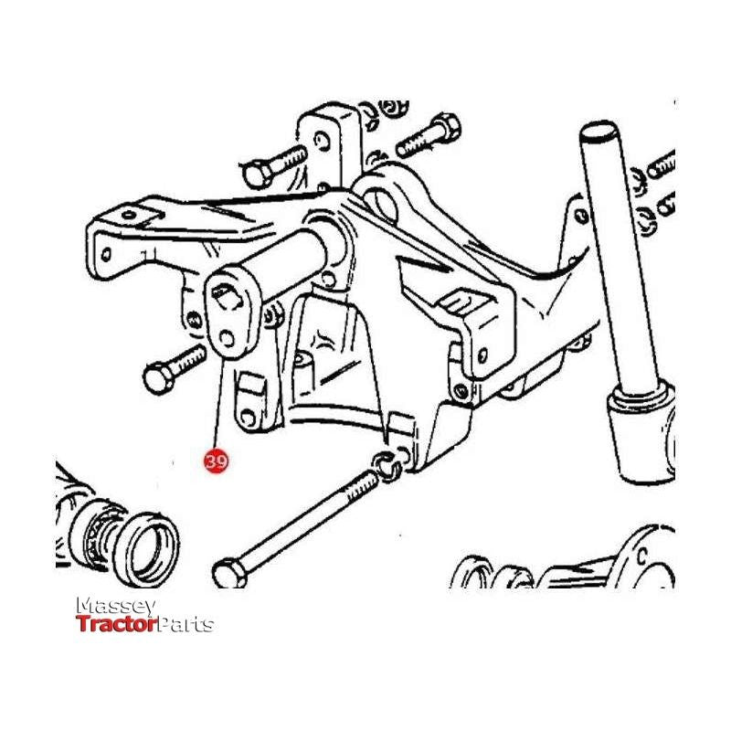 Massey Ferguson Axle Pin - 183221M1 | OEM | Massey Ferguson parts | Axles & Power Transmission-Massey Ferguson-2WD Parts,Axle Chassis & Components,Axle Pins,Axles & Power Train,Farming Parts,Front Axle & Steering,Tractor Parts