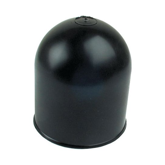 A black, dome-shaped Ball Cap 50mm - Black with a rounded top and a slightly flared base, by Sparex (Part No. S.14460).