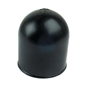 A black, dome-shaped Ball Cap 50mm - Black with a rounded top and a slightly flared base, by Sparex (Part No. S.14460).