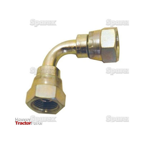 Hydraulic Adaptor 3/8''BSP female - 3/8'' BSP 90° swept female
 - S.26522 - Farming Parts