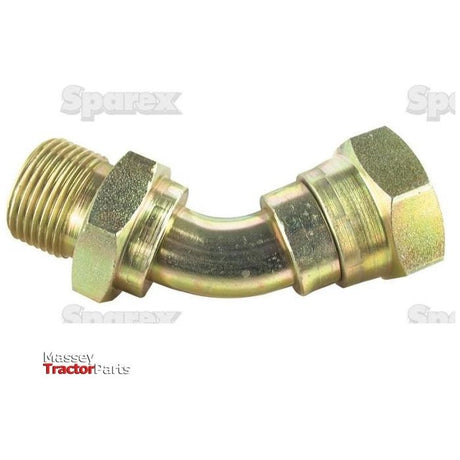 Hydraulic Adaptor 3/8''BSP male - 3/8'' BSP 135° swept female
 - S.12053 - Farming Parts