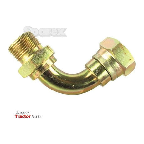Hydraulic Adaptor 3/8''BSP male - 3/8'' BSP 90swept female
 - S.12049 - Farming Parts