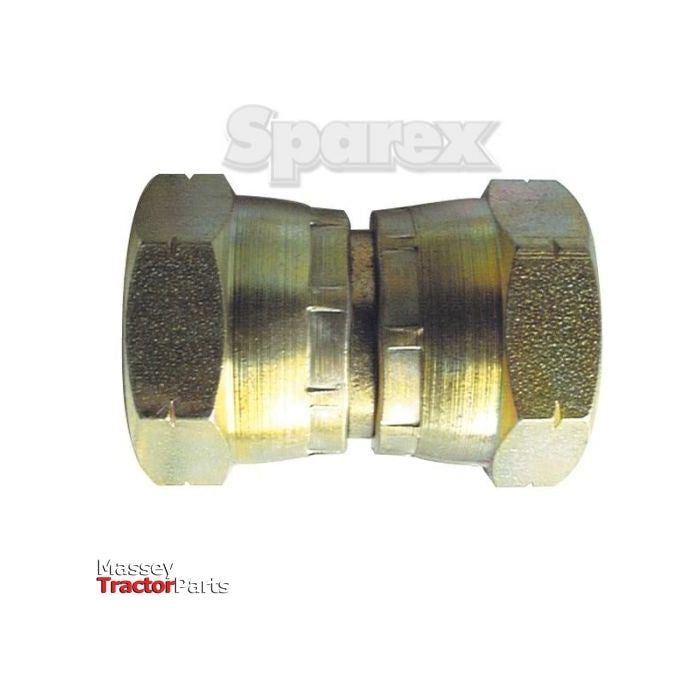 Hydraulic Adaptor M22 female - M22 female
 - S.12029 - Farming Parts