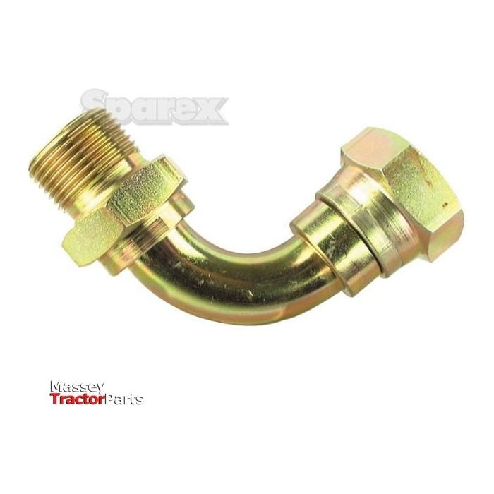 Hydraulic Adaptor 1/2''BSP male - 1/2''BSP 90swept female
 - S.12050 - Farming Parts