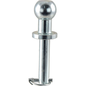 The Ball Hitch Pin, Kg (Long) - S.140563 by Sparex is a metal trailer hitch ball with a pin at the base, suitable for heavy-duty towing. For manufacturer information, please refer to the included documentation.