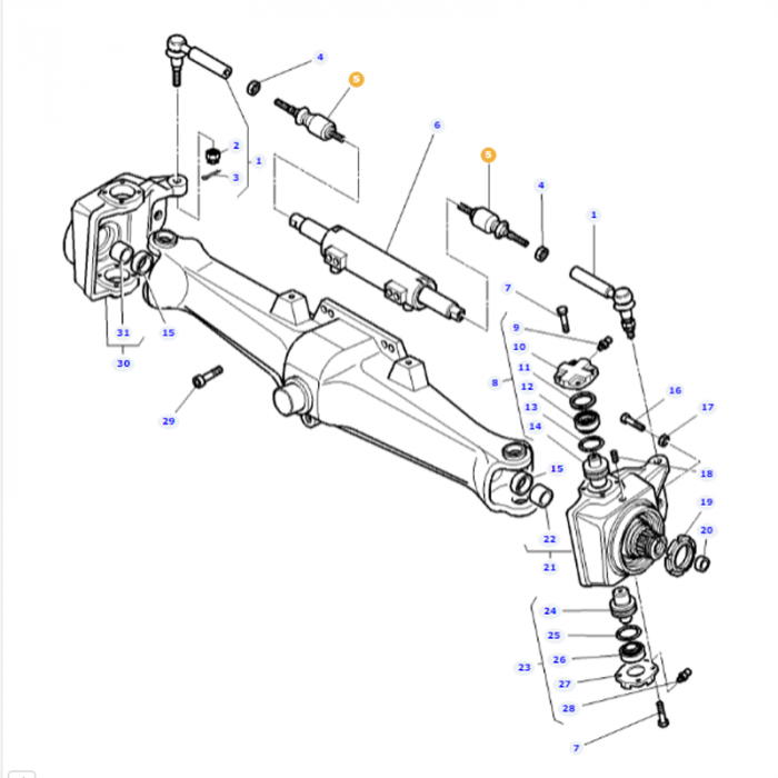 Ball Joint - ACW0283150 - Massey Tractor Parts