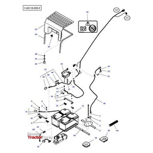 Massey Ferguson - Battery Cover - 4291029M4 - Farming Parts