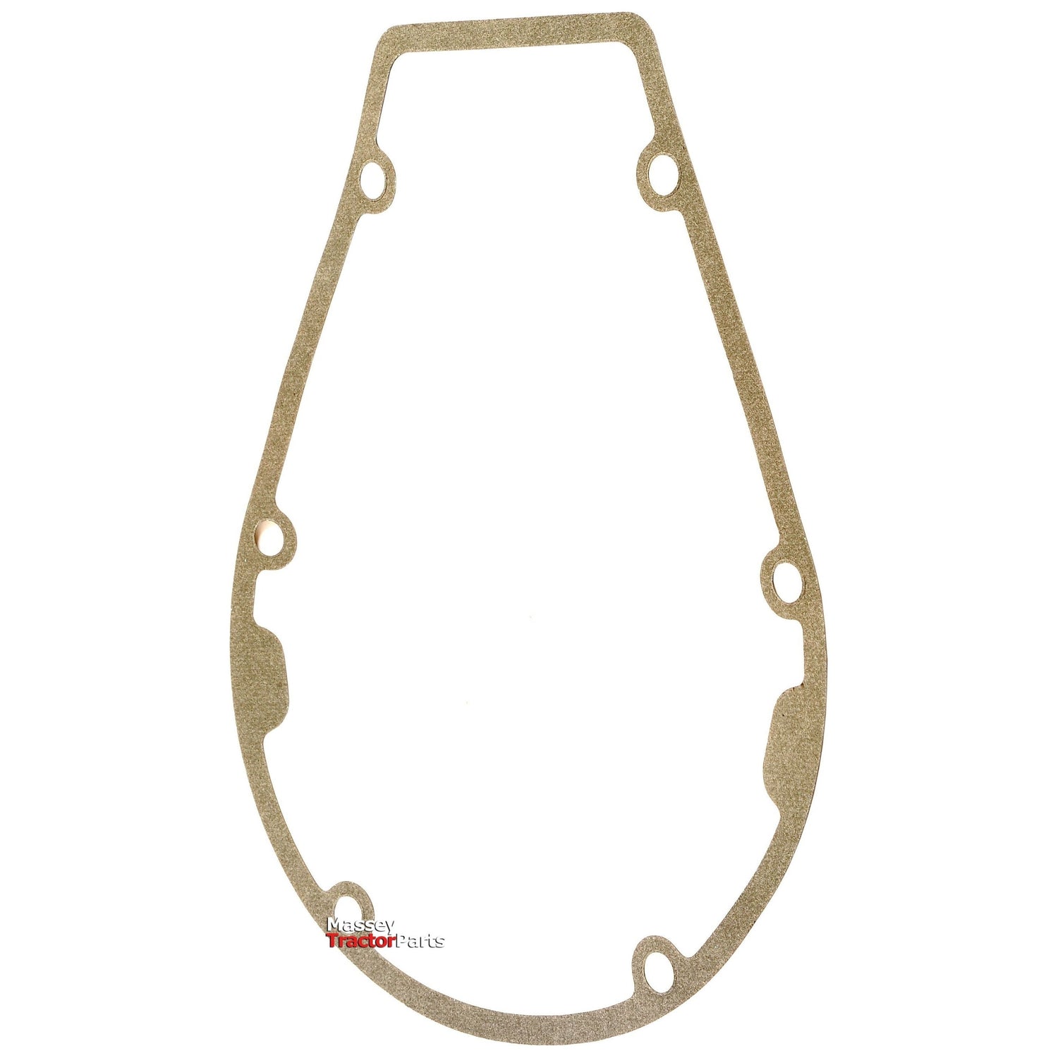 Image of a beige Gear Box Cover Gasket with multiple holes, designed for mechanical use, laid flat against a white background. The gasket has a distinctive teardrop shape with an open-ended bottom section, ideal for Battioni vacuum pumps. Part number 4030108006 is visible on its surface. This is a Sparex product, cataloged as Sparex Part No.S.101852.