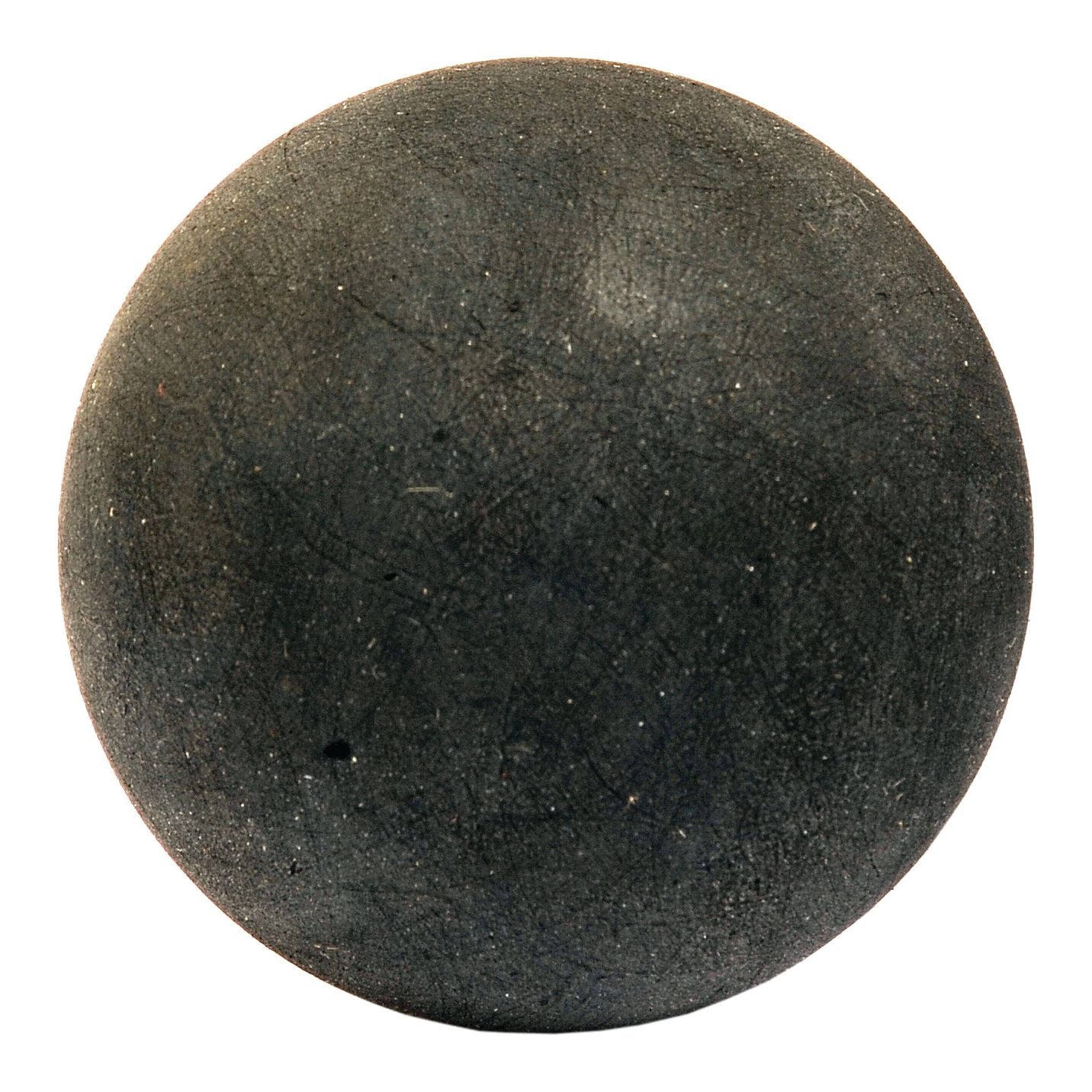 A close-up of a Rubber Ball, Ø70mm, with a dark, solid composition and slightly textured surface, reflecting the durability found in Battioni Mec vacuum pumps; this quality item is supplied by Sparex (Sparex Part No. S.101864) to fit as 5060410006.