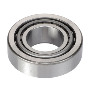 The AGCO Massey Ferguson Bearing (Product Code: 3907660M1) is a cylindrical roller bearing with a metallic finish, typically used in equipment like the Massey Ferguson 6400 Series. It features inner and outer rings along with cylindrical rollers.