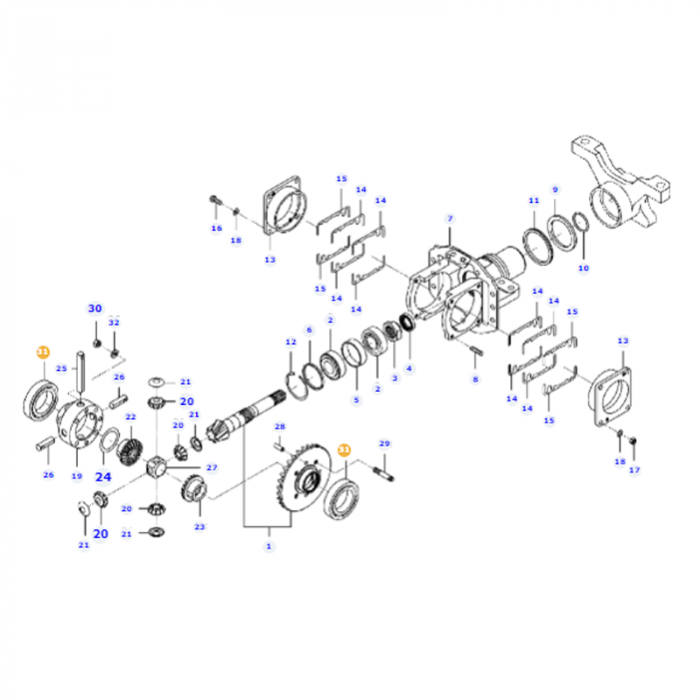 Bearing 6011 - 391261X1 - Massey Tractor Parts