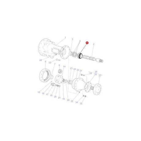 Bearing Assy - 1881931M91 - Massey Tractor Parts