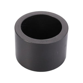A black cylindrical bushing with a hollow center, typically used in mechanical or structural applications, can be found among tractor parts for Massey Ferguson's 300 Series under the product name "Massey Ferguson - Bearing Quadrant Levers - 1687662M1" by AGCO.