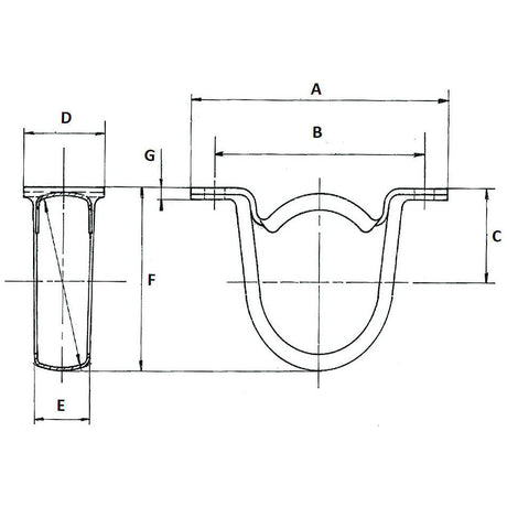 Bearing Support Bracket
 - S.43877 - Farming Parts