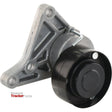 A metal and plastic pulley component with a mounting bracket known as the "Belt Tensioner," labeled "Sparex Part No.S.140902" by the brand Sparex, and compatible with John Deere machinery.