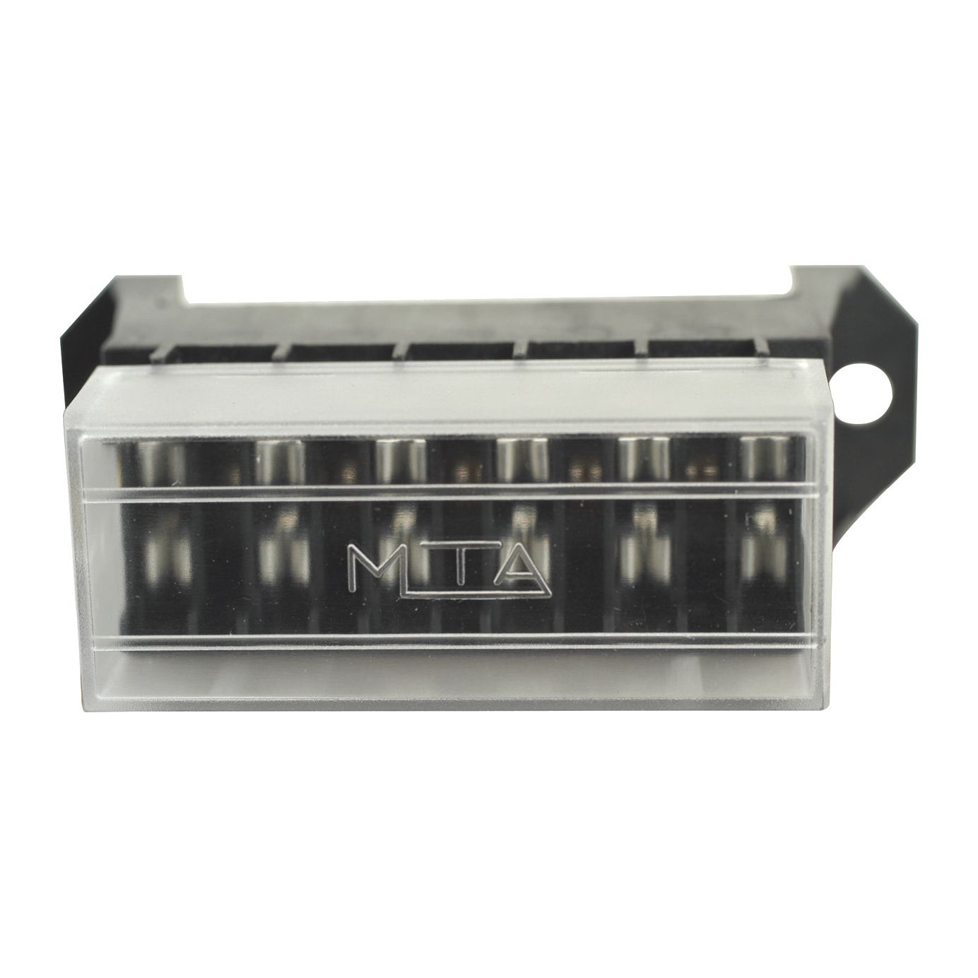Image of the Blade Fuse Box 6 Fuse - S.79054 by Sparex, featuring multiple pins enclosed in a clear plastic housing designed for rear cable entry compatibility.