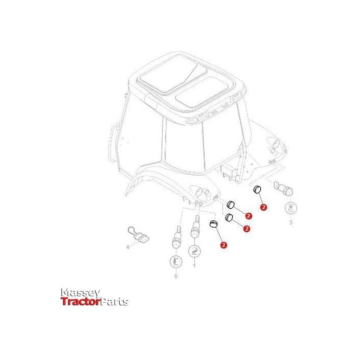 Blanking Plug - 4274755M2 - Massey Tractor Parts