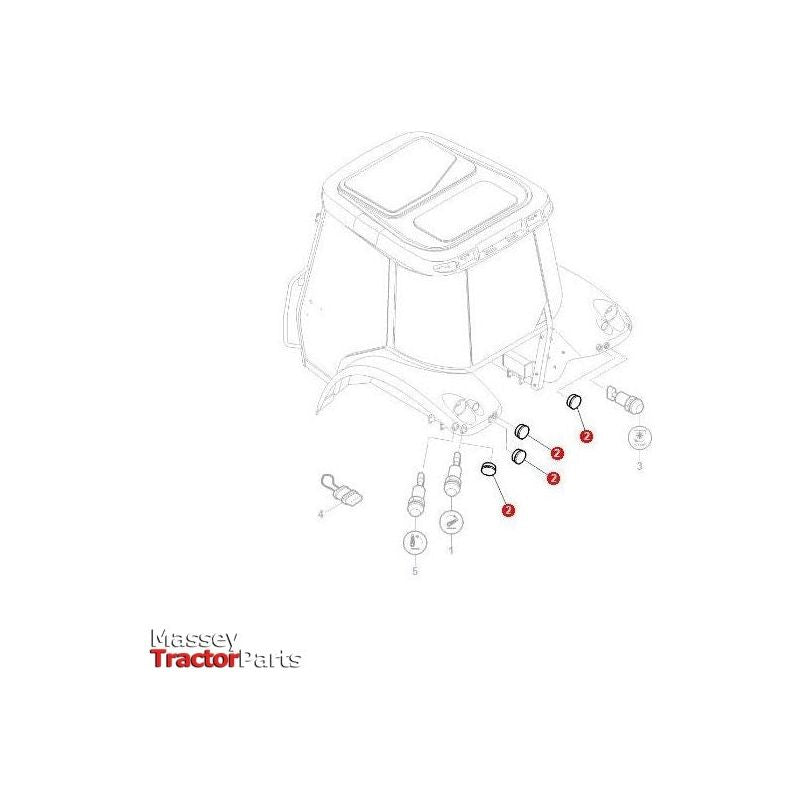 Massey Ferguson Blanking Plug - 4274755M2 | OEM | Massey Ferguson parts | Brakes-Massey Ferguson-Blanking Plugs,Caps & Plugs,Farming Parts,Hose Adaptors,Hydraulic Fluid Connectors,Hydraulics,Tractor Parts