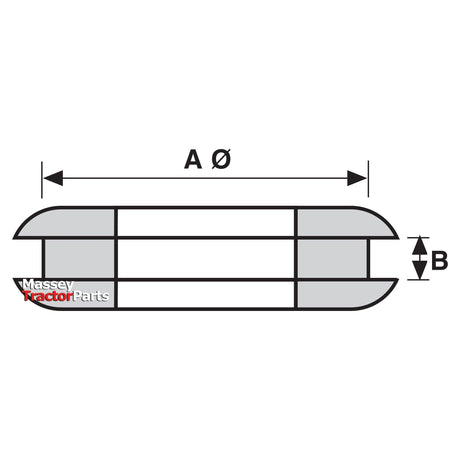 Blind Grommet ⌀7/16" x 1/16" Groove - S.11344 - Farming Parts