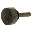 A cylindrical metal object with a round, flat head and a short shaft, resembling a plug or stopper. The metal appears worn and slightly oxidized, similar to the components found in the Bonnet Rubber & Rivet Set (Sparex Part No. S.62861) for Fiat tractors offered by Sparex.