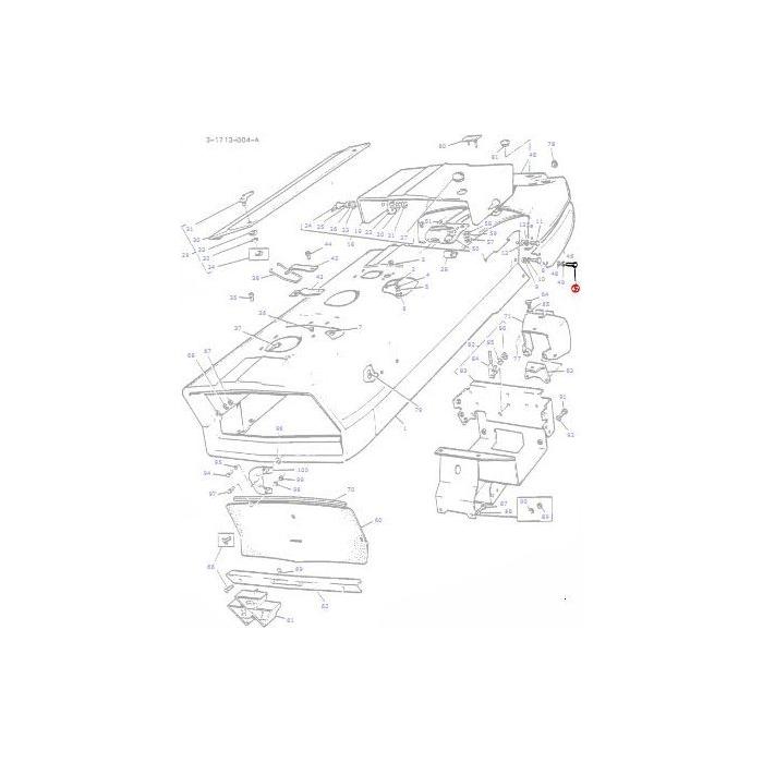 Bolt 1/4x5/8unf - 353502X1 - Massey Tractor Parts