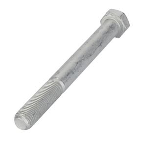 The AGCO Massey Ferguson Bolt 3/8x2.1/2 unf - 354505X1 is a metal hex bolt with a threaded end and a smooth cylindrical middle section, typically used for fastening in construction or mechanical applications, such as Massey Ferguson tractor parts.