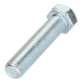 Image of the Massey Ferguson 7/16x2 unf metal hex bolt (product code: 353567X1) by AGCO, featuring a threaded shaft designed for use with a corresponding nut or tapped hole.