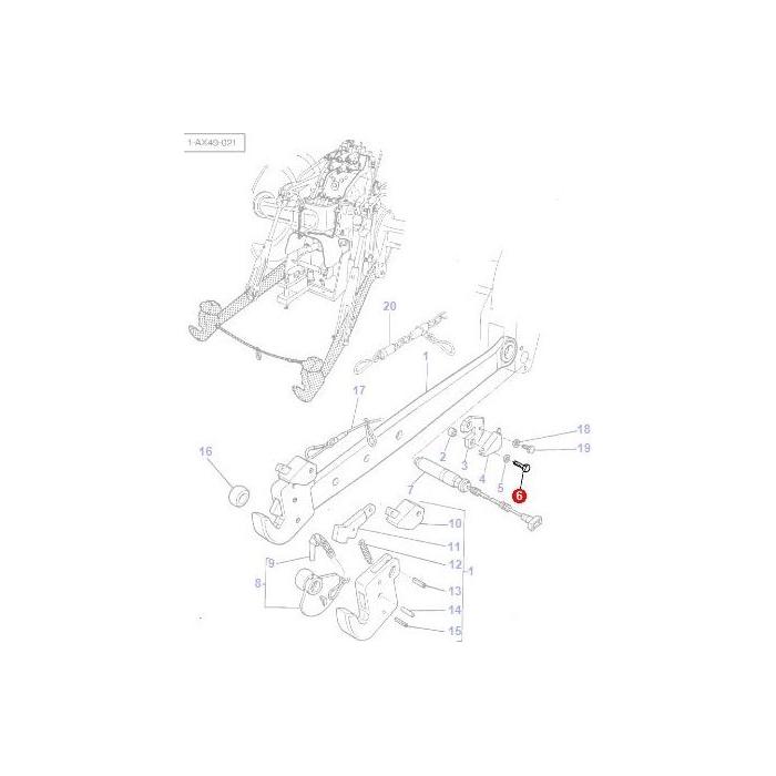 Bolt M10x35 12.9 - 3001429X1 - Massey Tractor Parts