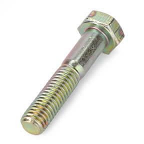 The AGCO Massey Ferguson Bolt M8 x 40 - 339010X1 is a metallic hexagonal bolt featuring a partially threaded shaft, ideal for various fastening applications.