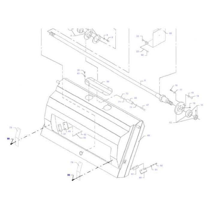 Bolt M8x15 Cap Head - D40685000 - Massey Tractor Parts