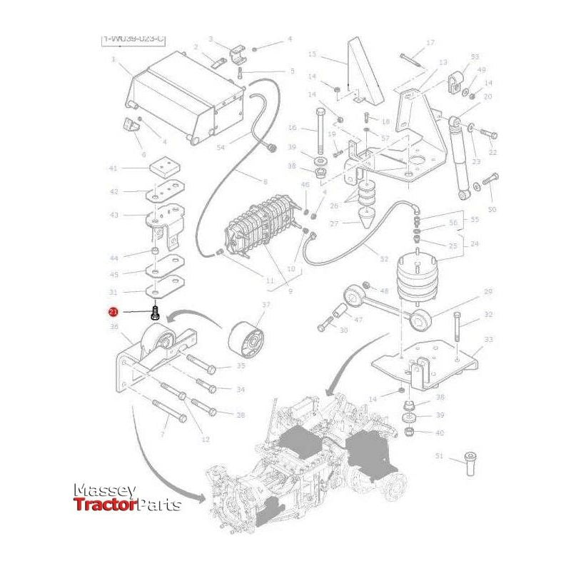 Massey Ferguson Bolt M16x35 - 339275X1 | OEM | Massey Ferguson parts | Bolts-Massey Ferguson-Axles & Power Train,Bolts,Bolts & Set Screws,Farming Parts,Front Axle & Steering,Hardware,Metric,Nuts,Screws & Fasteners,Towing & Fasteners,Tractor Parts,UNC,UNF,Workshop,Workshop Equipment
