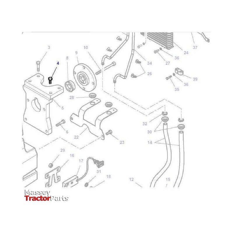 Massey Ferguson Bolt M12x45 - 3009509X1 | OEM | Massey Ferguson parts | Bolts-Massey Ferguson-Bolts,Bolts & Set Screws,Farming Parts,Hardware,Hydraulic Lift Components,Hydraulics,Metric,Nuts,Screws & Fasteners,Towing & Fasteners,Tractor Hydraulic,Tractor Parts,UNC,UNF,Workshop,Workshop Equipment