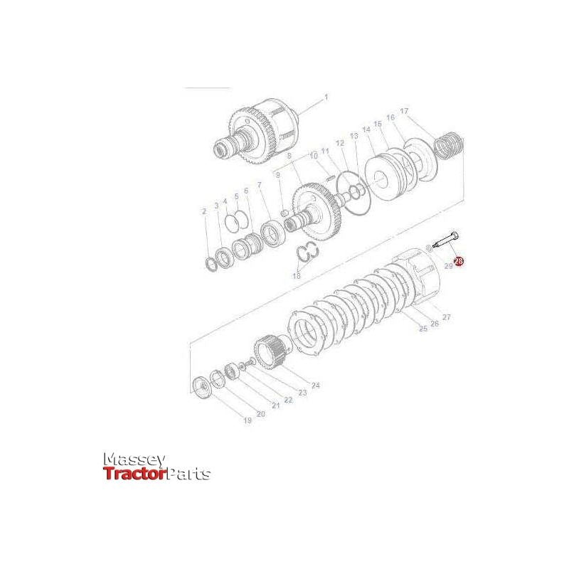 Massey Ferguson Bolt - 3010173X1 | OEM | Massey Ferguson parts | PTO-Massey Ferguson-Bolts,Bolts & Set Screws,Cabin & Body Panels,Cables,Farming Parts,Metric,Nuts,PTO,Screws & Fasteners,Towing & Fasteners,Tractor Parts,UNC,UNF