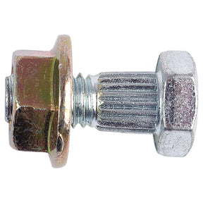 A Bolt & Nut M6 x 16mm, product Sparex Part No. S.78613, serves as an ideal Schumacher replacement for various applications, featuring a threaded shaft and hex nut attached to a washer.
