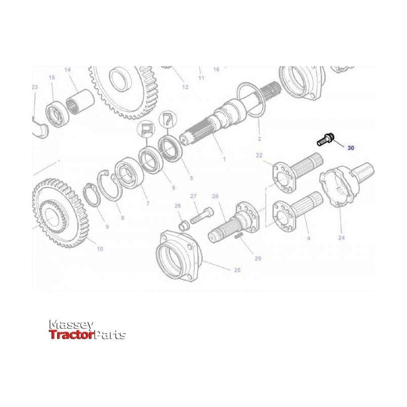 Massey Ferguson Bolt M10x20 Torx Head - 3009775X1 | OEM | Massey Ferguson parts | PTO-Massey Ferguson-Bolts,Bolts & Set Screws,Engine & Filters,Exhaust Parts,Farming Parts,Metric,Nuts,Screws & Fasteners,Towing & Fasteners,Tractor Parts,UNC,UNF
