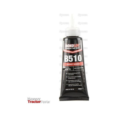 A tube of Flange Seal B510 50ml - S.24083 high-temperature resistant sealant, labeled for use up to 230°C, with a 50ml capacity. The Sparex brand logo is visible at the bottom left corner.