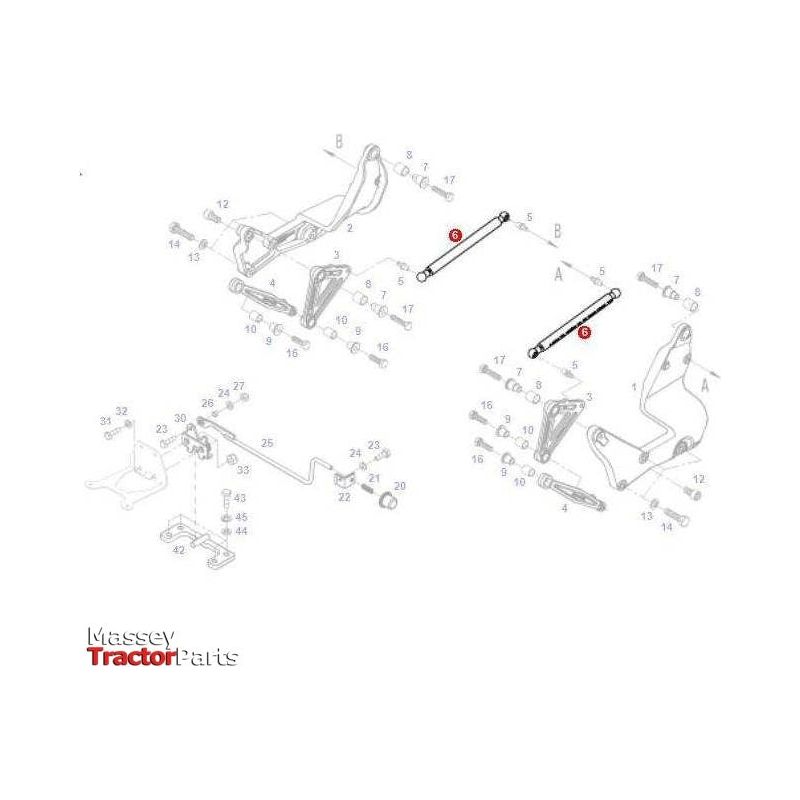 Fendt Bonnet Support - G931502020501 | OEM | Fendt parts | Bonnets-Fendt-Bonnets & Components,Cabin & Body Panels,Farming Parts,Tractor Body,Tractor Parts