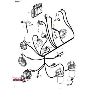 Massey Ferguson Boost Pressure Sensor - V837073934 | OEM | Massey Ferguson parts | Engine Electrics and Instruments-Massey Ferguson-Engine & Filters,Exhaust Parts,Farming Parts,Manifolds & Accessories,Tractor Parts