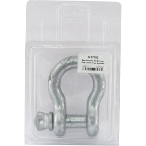 Bow Shackle, Pin⌀19mm, Size: 16mm (1pc. Agripak)
 - S.27782 - Farming Parts
