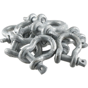 Bow Shackle, Rated: 1T (2200lbs)
 - S.21559 - Farming Parts