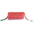 Sparex Brake Airline Recoil Hose, Part No. S.35723, with M22 x 1.5M metal fittings on both ends laid out on a white background.