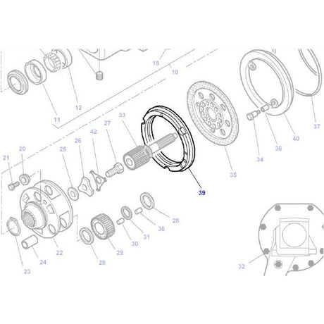 Brake Back Plate - 3795477M1 - Massey Tractor Parts