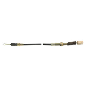 The Sparex Brake Cable (Part No.S.57307) is a high-quality component measuring 1415mm in length with an outer cable length of 1210mm. It features metal fittings on both ends connected by a flexible black sheath and is designed for use in International Harvester and Case IH machinery.