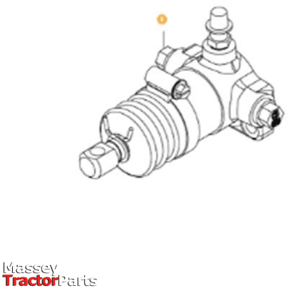 Massey Ferguson Brake Cylinder - 6312241M91 | OEM | Massey Ferguson parts | Brakes-Massey Ferguson-Axles & Power Train,Brakes,Cylinders & Components,Farming Parts,Master Cylinders,Tractor Parts